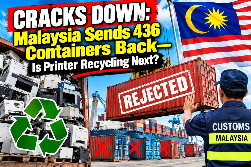 Homepage 28 A1 Malaysia Sends 436 Containers Back—Is Printer Recycling Next