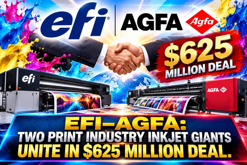 Homepage 27 A1 Two Print Industry Inkjet Giants Unite in 625 Million Deal